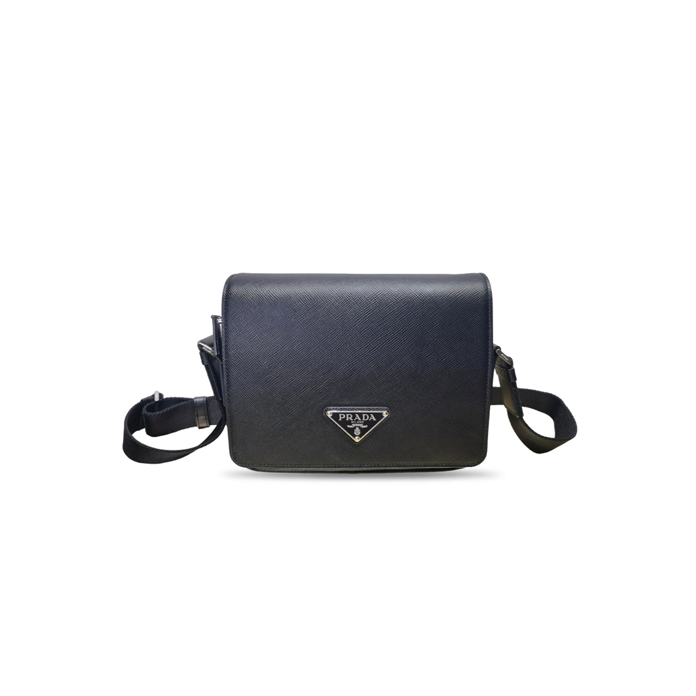 Pra*a SAFFIANO LEATHER SHOULDER BAG 2VD038 (24*18*6cm)